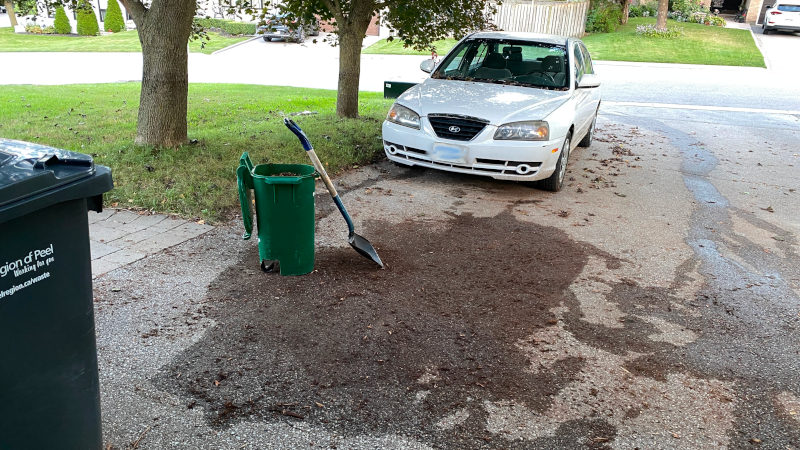 Yes. Mulch Mountain finally reduced to nothing.